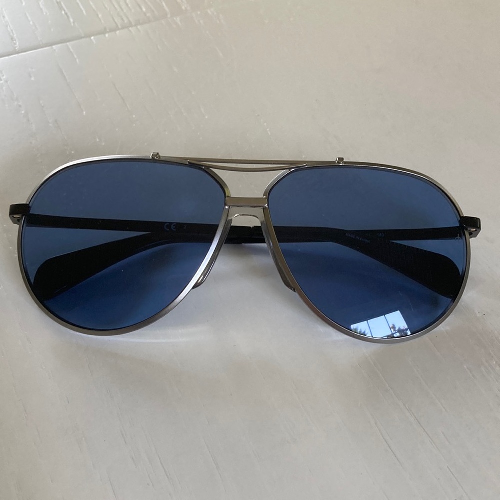Rag & Bone Blue Aviator Sunglasses NWOT
